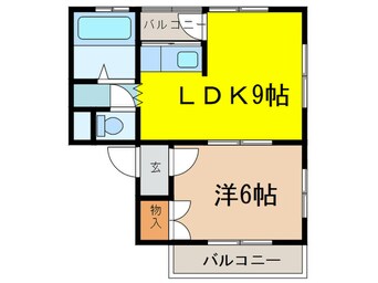 間取図 中割マンション