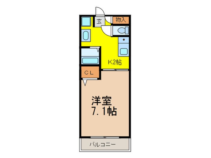 間取り図 グリシーヌ名駅