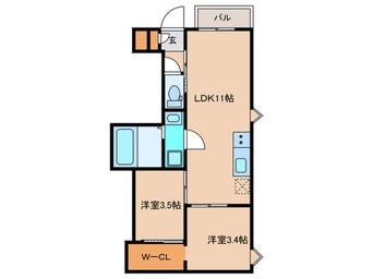 間取図 REGALEST F 上小田井