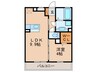 Ｂｌｏｏｍｉｎｇｔｏｎ 1LDKの間取り
