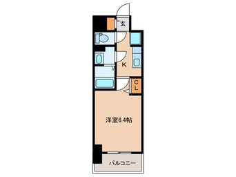 間取図 メイクス名駅南Ⅱ