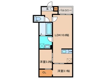 間取図 仮)REGALEST岩塚