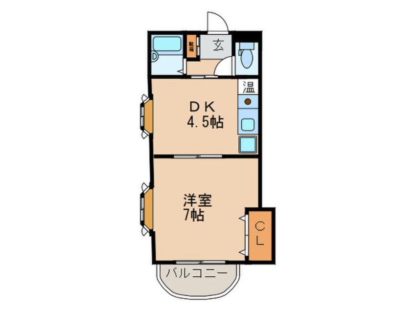 間取図 カサデナカノ