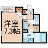 錦秋Ⅱ 1Kの間取り