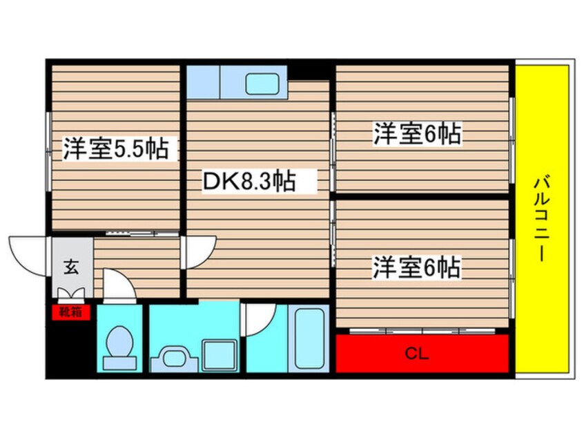 間取図 テラスレジデンス名古屋星崎