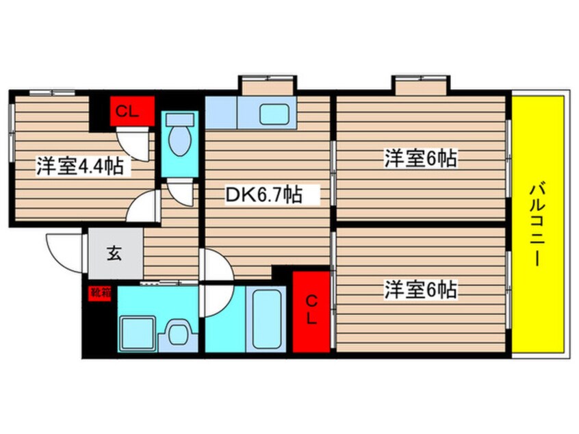 間取図 テラスレジデンス名古屋星崎