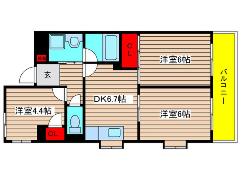 間取図 テラスレジデンス名古屋星崎