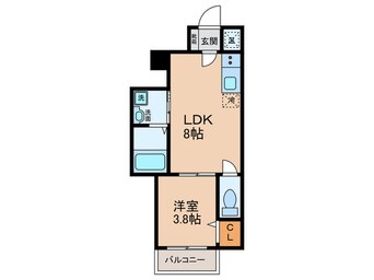 間取図 e-house 中村公園