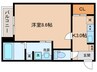 e-house 中村公園 1Kの間取り