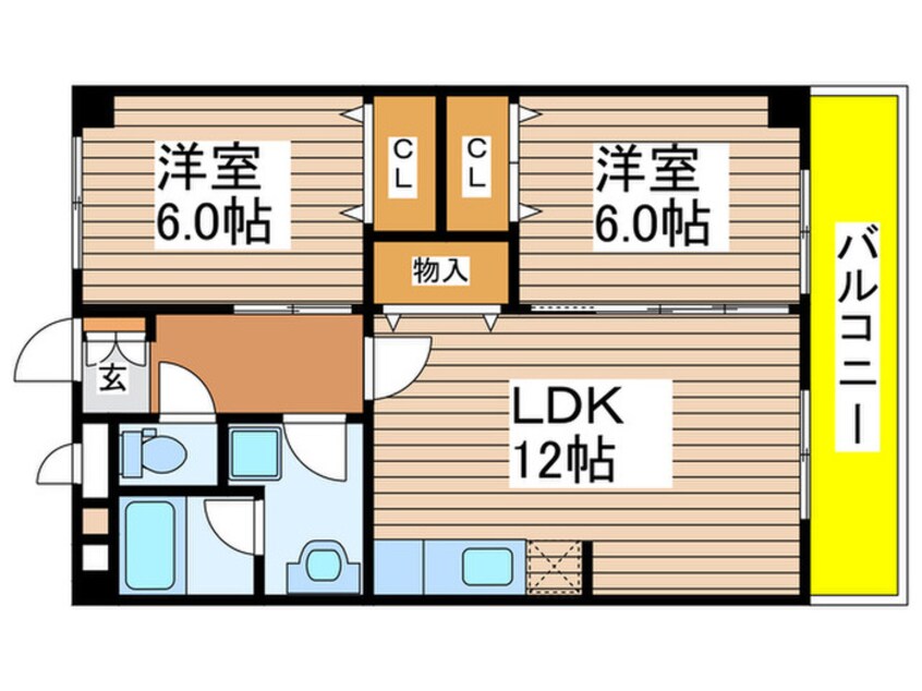 間取図 信和ハイツ