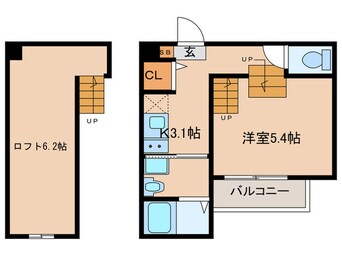 間取図 グリーンレイク中小田井