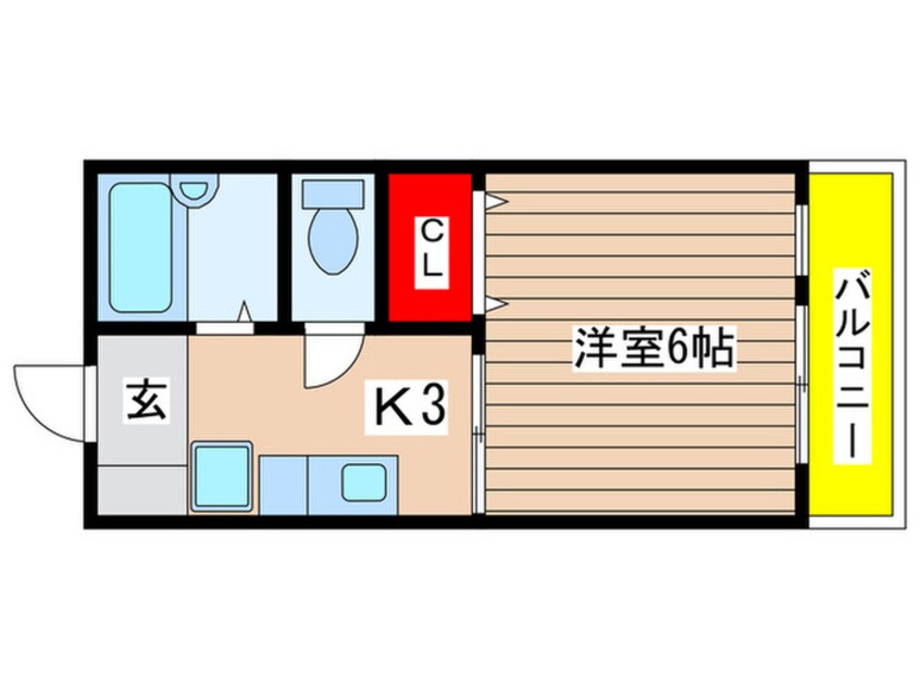 間取図 村瀬コーポ