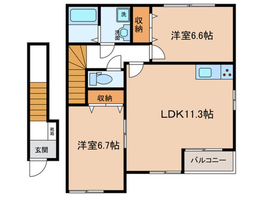 間取図 メルヴェーユ