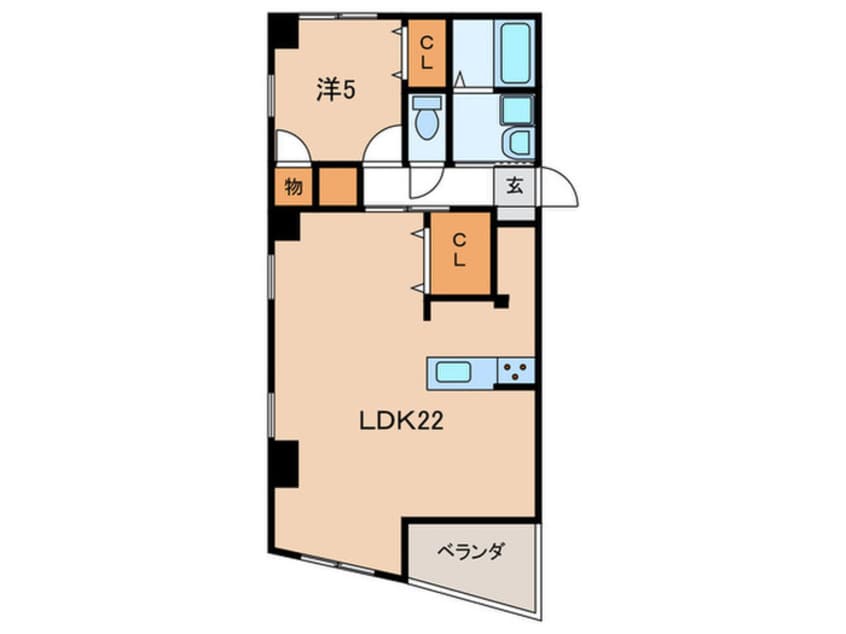 間取図 日高ビル