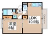 アーバン笠寺 1LDKの間取り