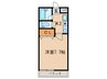 PIAA　YOSHINO 1Kの間取り