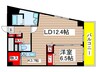 リベルテ鶴舞 1LDKの間取り