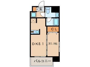 間取図 カレント茶屋が坂