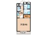 アネックス植田 1Kの間取り