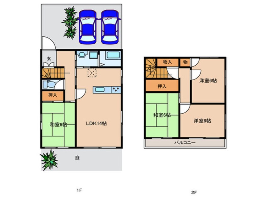 間取図 近藤貸家