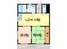 サンライズＭＴ 2LDKの間取り
