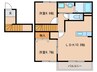 フェリーチェ 2LDKの間取り