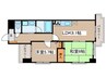 エルグランデ栄（７０３） 2LDKの間取り