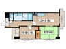 エルグランデ栄（７０３） 2LDKの間取り