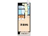 グリンハイツ 1Kの間取り