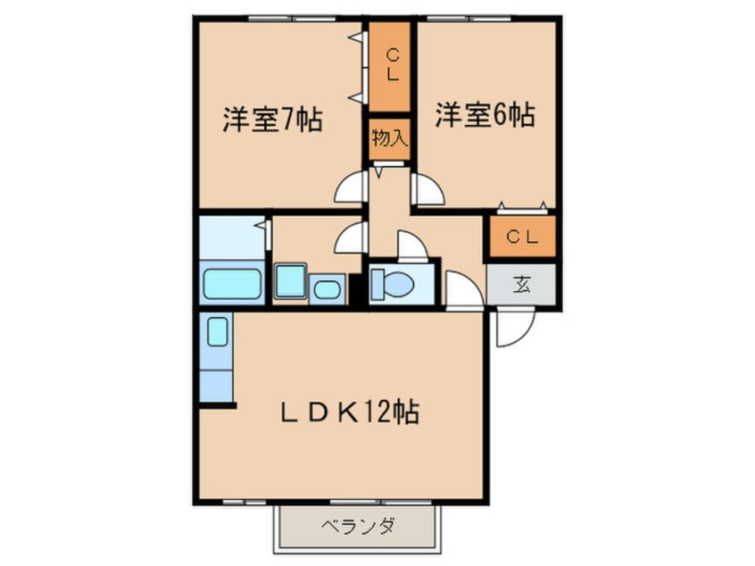 間取図 リビオ ミズノ
