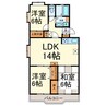 一社デューゼ 3LDKの間取り