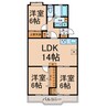 一社デューゼ 3LDKの間取り