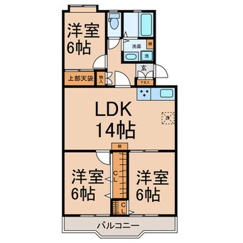 間取図 一社デューゼ