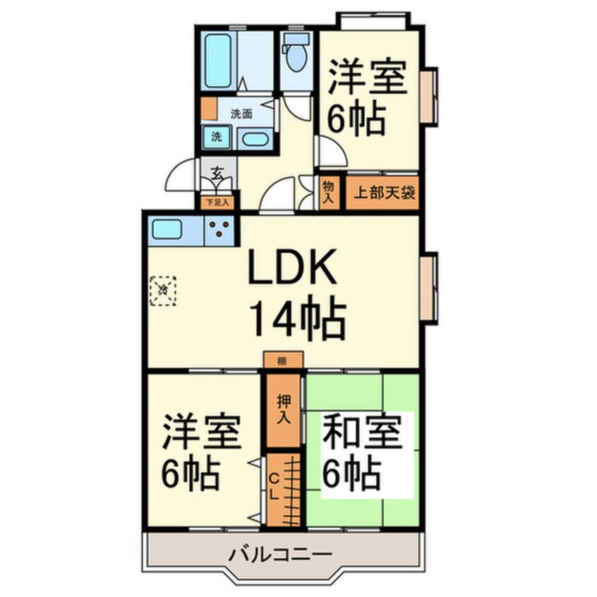 間取図 一社デューゼ