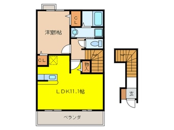 間取図 ベルフィーユＡ