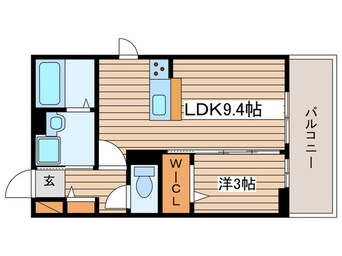 間取図 プレタクチュール中根町