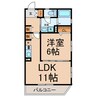 ｅｍｅｒａｕｄｅ 1LDKの間取り