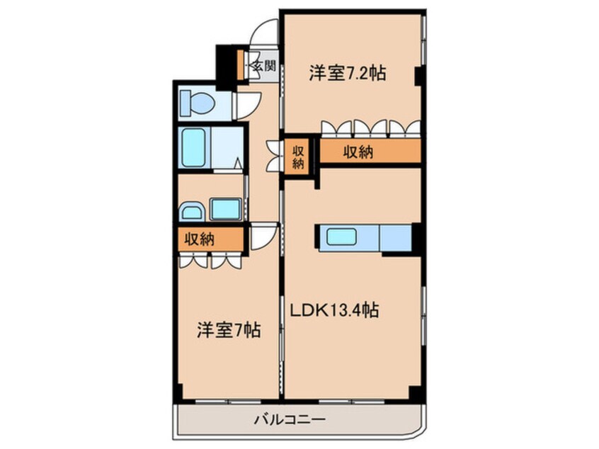 間取図 クラインガルテンみよし