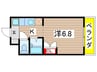 グランデール瑞穂 1Kの間取り