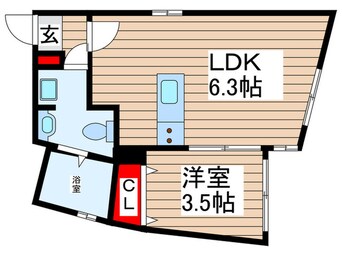 間取図 LeGioieささしまライブ駅3