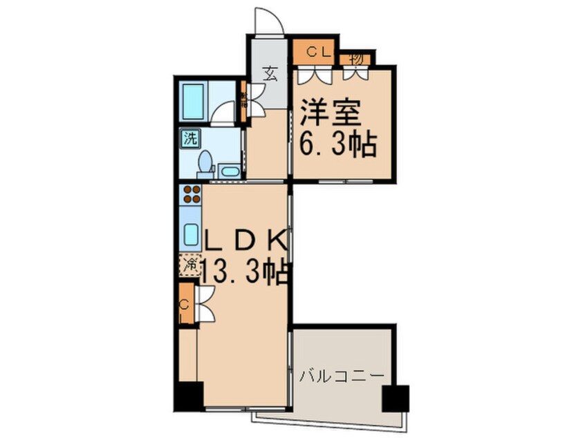 間取図 エスティメゾン葵