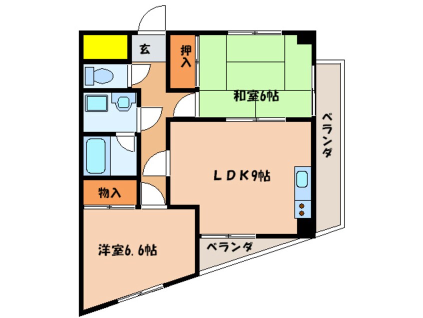間取図 ウエストコート又穂