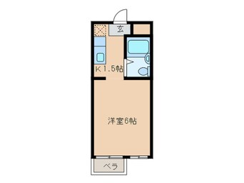 間取図 西富マンション