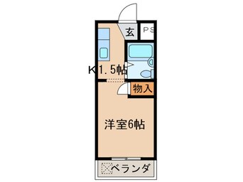 間取図 西富マンション