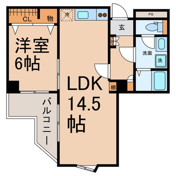 間取り図 パール ラ・フォーレ