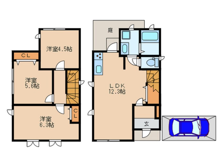 間取図 プライムアセットT-HOUSE　B棟