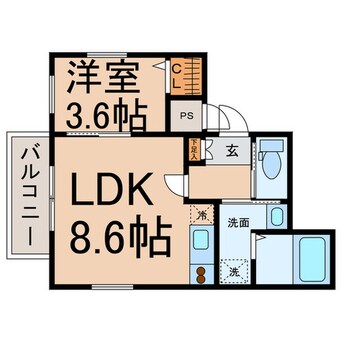 間取図 Charme Saison
