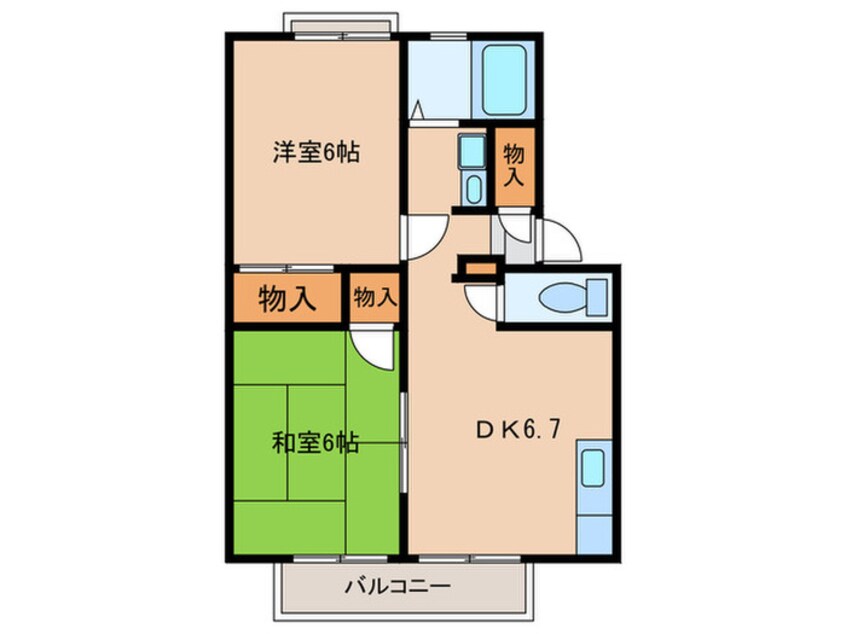 間取図 サンライフ春香B