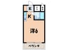 暁ビル 1Kの間取り