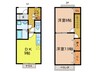 Confor Demeure 2DKの間取り